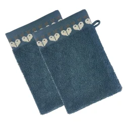 Becquet Linge de toilette motif cœur - 450 g/m²< Serviette De Bain Fantaisie|Les Matières