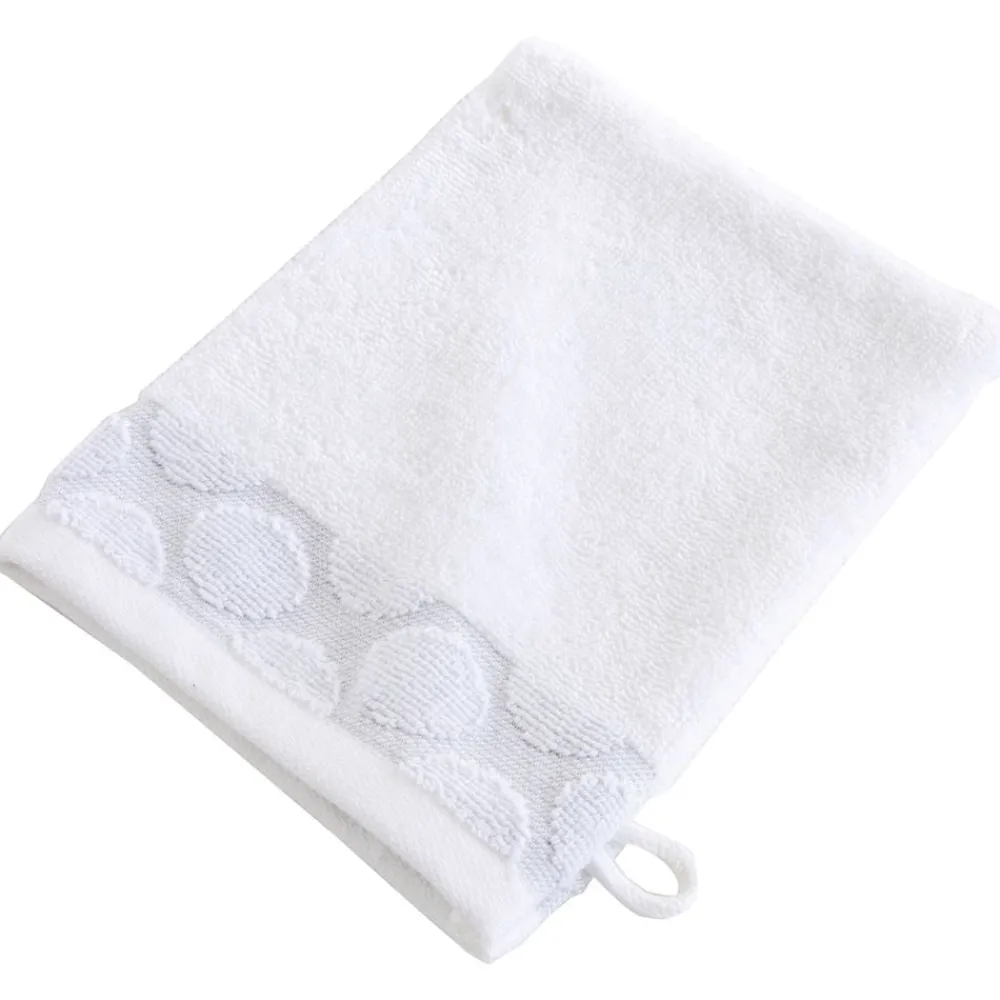 Becquet Linge de toilette motif cercles - 500 g/m²< Serviette De Bain Unie|Les Matières