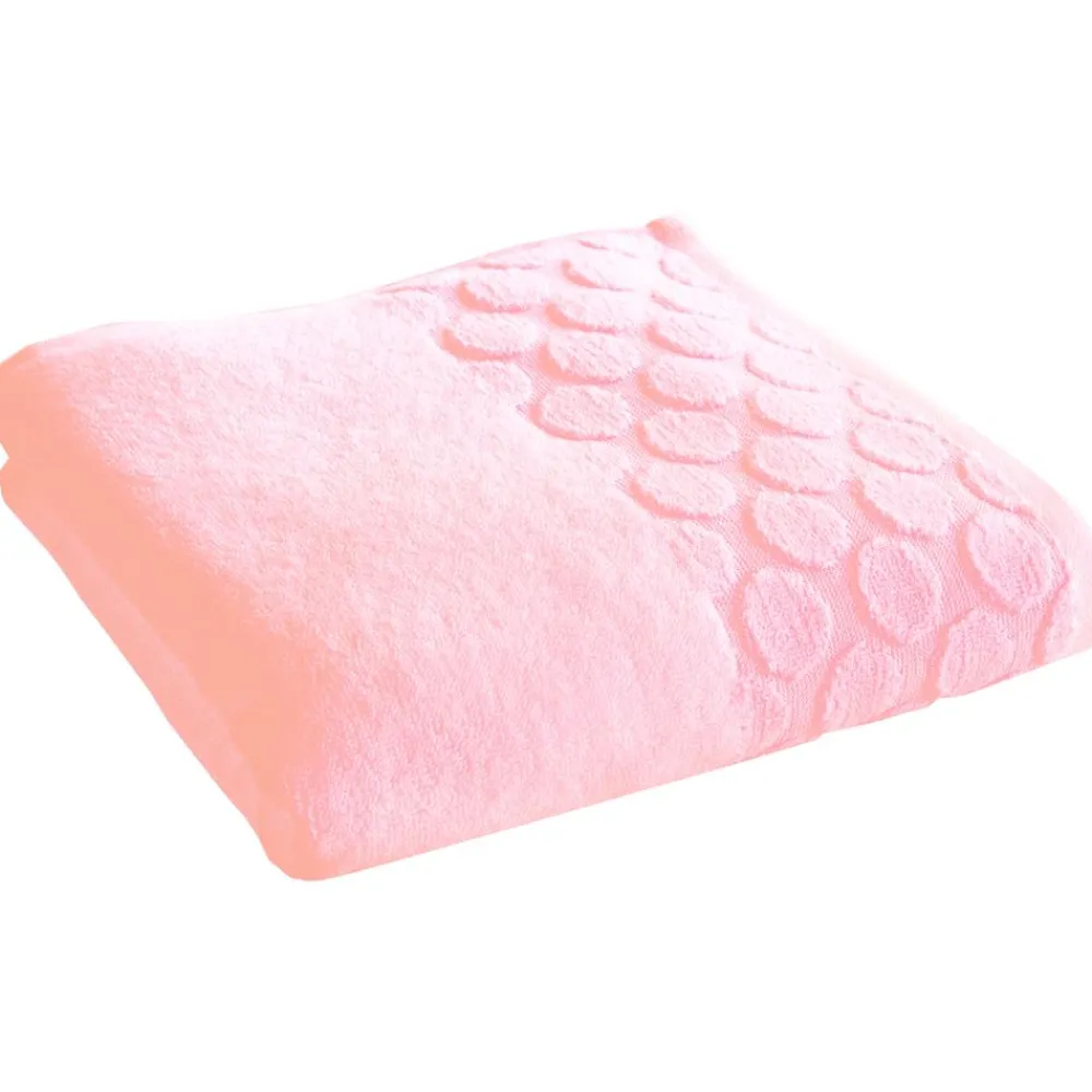 Becquet Linge de toilette motif cercles - 500 g/m²< Serviette De Bain Unie|Les Matières