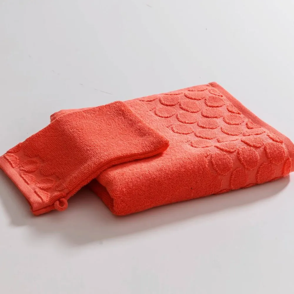 Becquet Linge de toilette motif cercles - 500 g/m²< Serviette De Bain Unie|Les Matières