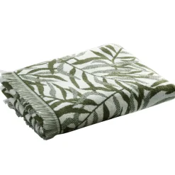 Becquet Linge de toilette motif feuillage - 500 g/m² - CRÉATION< Serviette De Bain Fantaisie|Les Matières