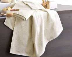 Becquet Linge de toilette motif géométrie fantaisie - 450 g/m²< Serviette De Bain Fantaisie