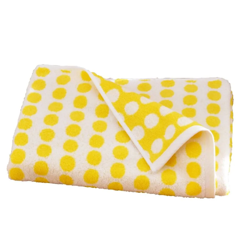 Becquet Linge de toilette motif pois 450 g/m² - CRÉATION< Serviette De Bain Fantaisie
