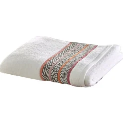 Becquet Linge de toilette motifs africains - 500 g/m² - CRÉATION< Serviette De Bain Fantaisie|Les Matières
