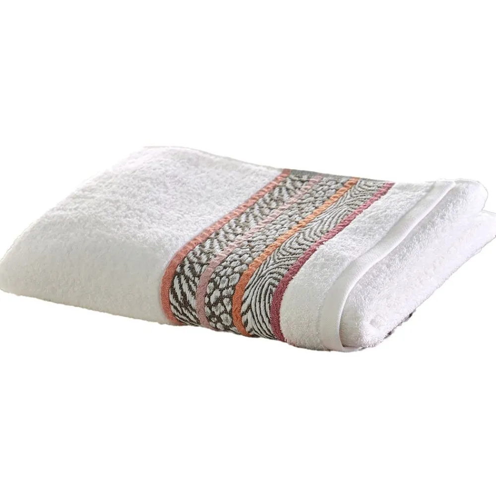 Becquet Linge de toilette motifs africains - 500 g/m² - CRÉATION< Serviette De Bain Fantaisie|Les Matières