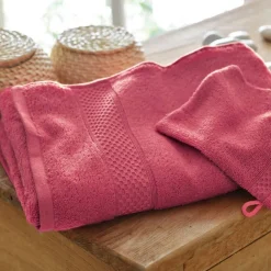 Becquet Linge de toilette personnalisable AIRDROP® - 430 g/m²< Serviette De Bain Unie