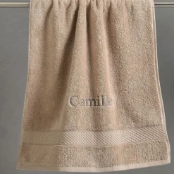 Becquet Linge de toilette personnalisable AIRDROP® - 430 g/m²< Serviette De Bain Unie