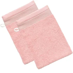 Becquet Linge de toilette éponge uni, rayure brodée - 450 g/m² - CRÉATION< Serviette De Bain Fantaisie|Serviette De Bain Unie
