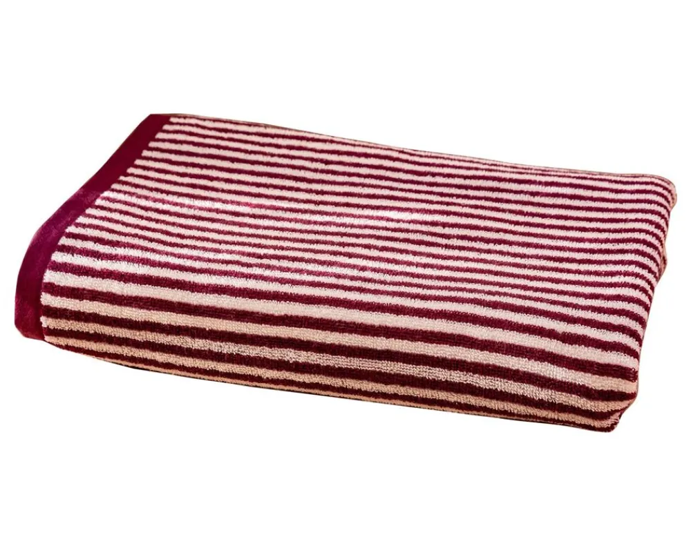 Becquet Linge de toilette rayures jacquard - 450 g/m² - CRÉATION< Serviette De Plage, Fouta|Serviette De Bain Fantaisie
