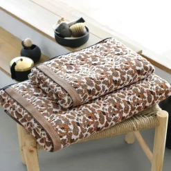 Becquet Linge de toilette relief léopard - CRÉATION - 520 g/m²< Serviette De Bain Fantaisie|Les Matières