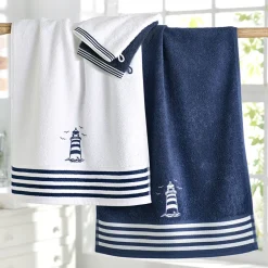 Becquet Linge de toilette style marin - 450 g/m² - CRÉATION< Serviette De Bain Fantaisie|Les Matières