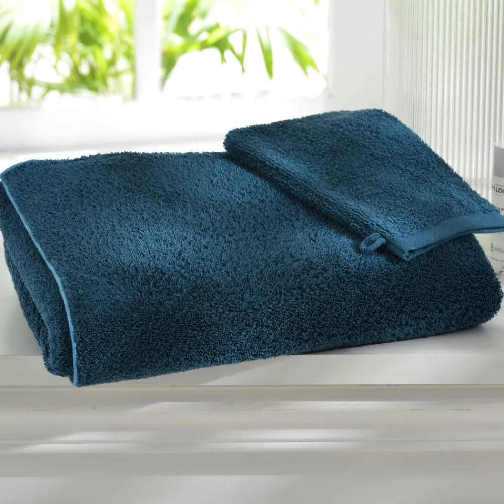Becquet Linge de toilette uni finition bourdon (480 g/m²) - CRÉATION< Serviette De Bain Fantaisie|Serviette De Bain Unie