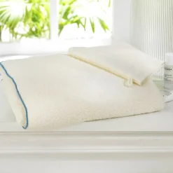 Becquet Linge de toilette uni finition bourdon (480 g/m²) - CRÉATION< Serviette De Bain Fantaisie|Serviette De Bain Unie