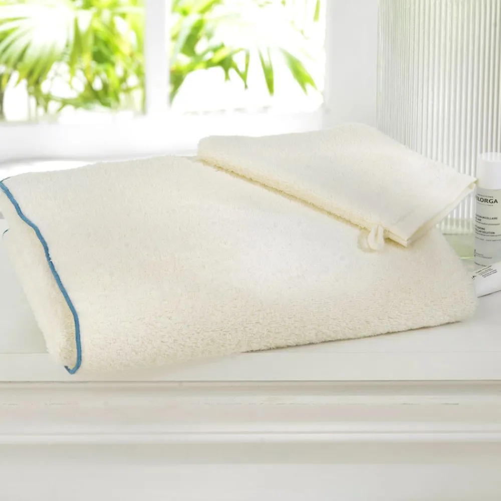 Becquet Linge de toilette uni finition bourdon (480 g/m²) - CRÉATION< Serviette De Bain Fantaisie|Serviette De Bain Unie