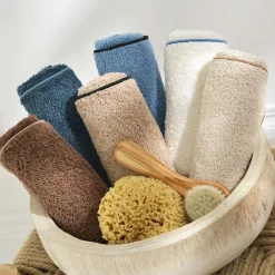 Becquet Linge de toilette uni finition bourdon (480 g/m²) - CRÉATION< Serviette De Bain Fantaisie|Serviette De Bain Unie