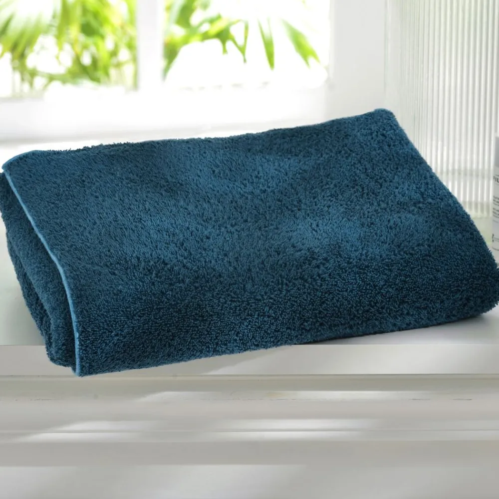 Becquet Linge de toilette uni finition bourdon (480 g/m²) - CRÉATION< Serviette De Bain Fantaisie|Serviette De Bain Unie