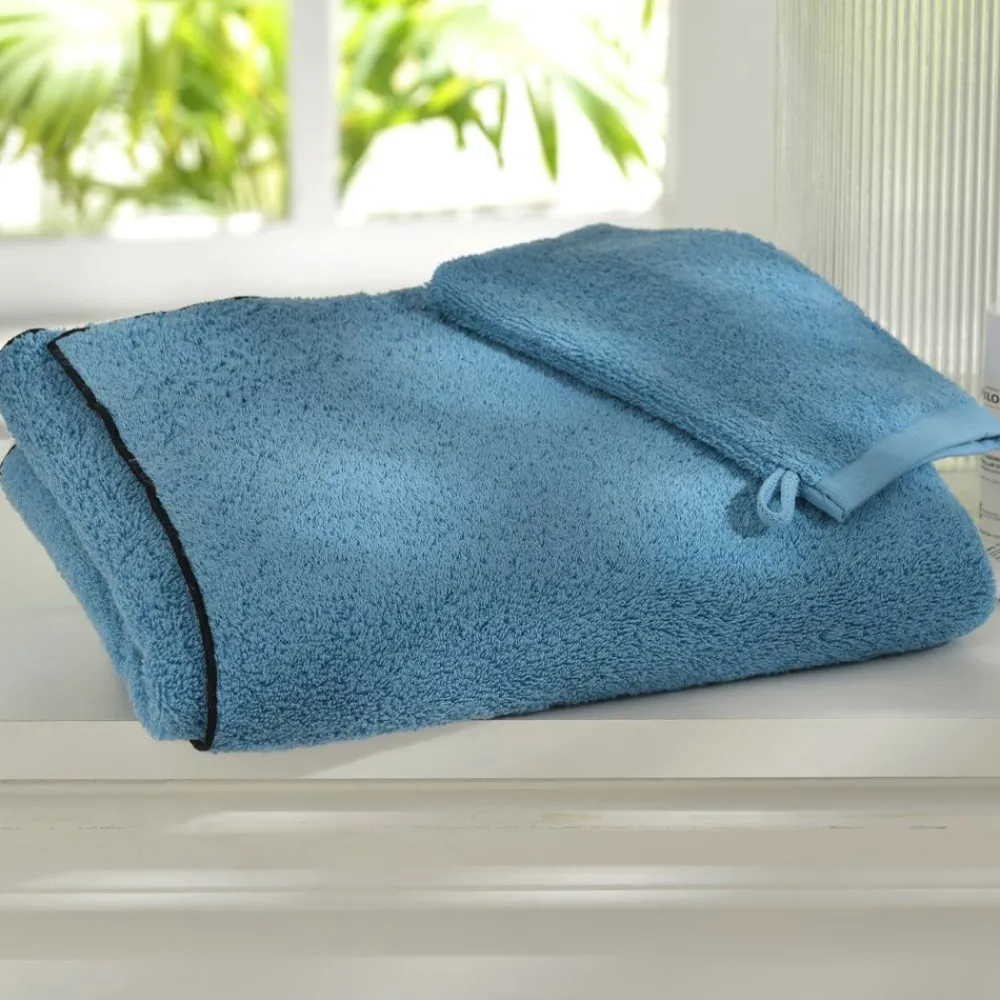 Becquet Linge de toilette uni finition bourdon (480 g/m²) - CRÉATION< Serviette De Bain Fantaisie|Serviette De Bain Unie