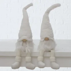 Becquet Lutin de Noël assis< Statuette, Figurine|Décoration