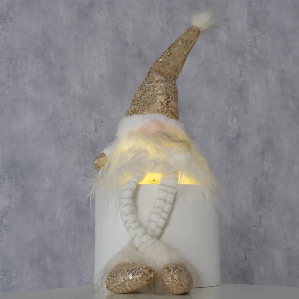 Becquet Lutin de Noël lumineux à poser< Statuette, Figurine|Décoration