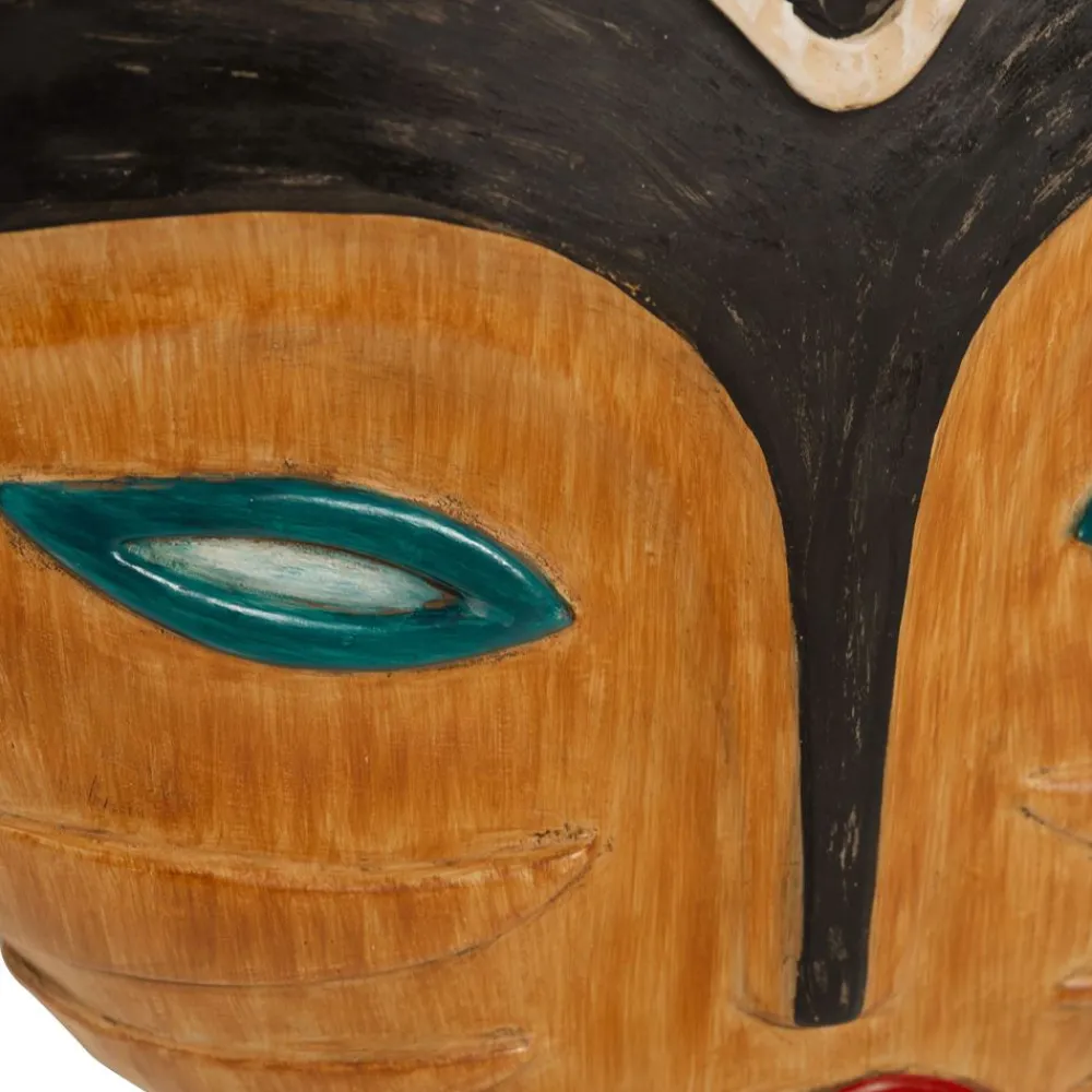 Becquet Masque africain en résine effet bois< Décoration Murale|Décoration
