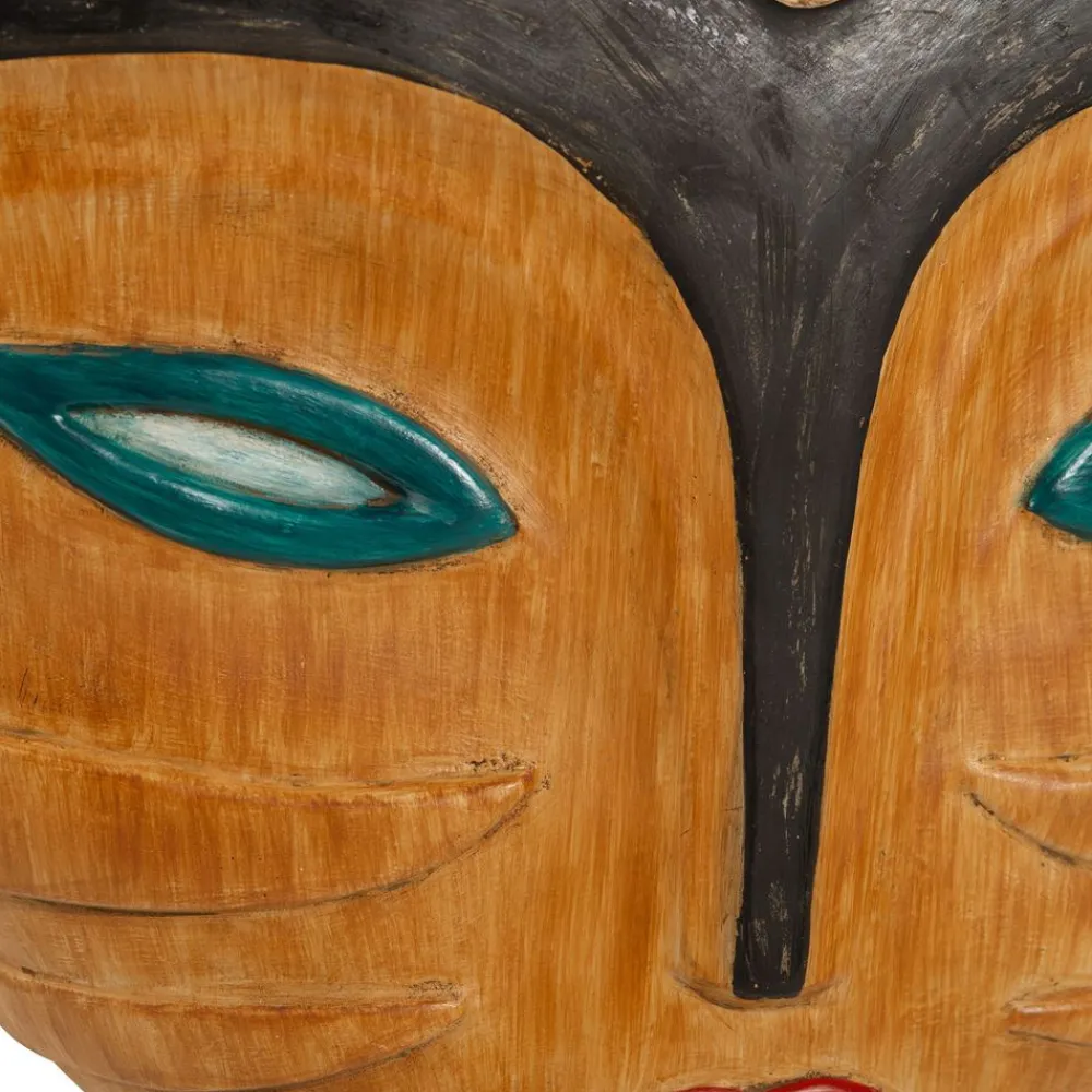Becquet Masque africain en résine effet bois< Décoration Murale|Décoration