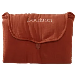 Becquet Matelas à langer personnalisable en gaze de coton – CRÉATION<Enfant Univers Des Tout-Petits|Serviette De Bain Personnalisée, Peignoir Personnalisé
