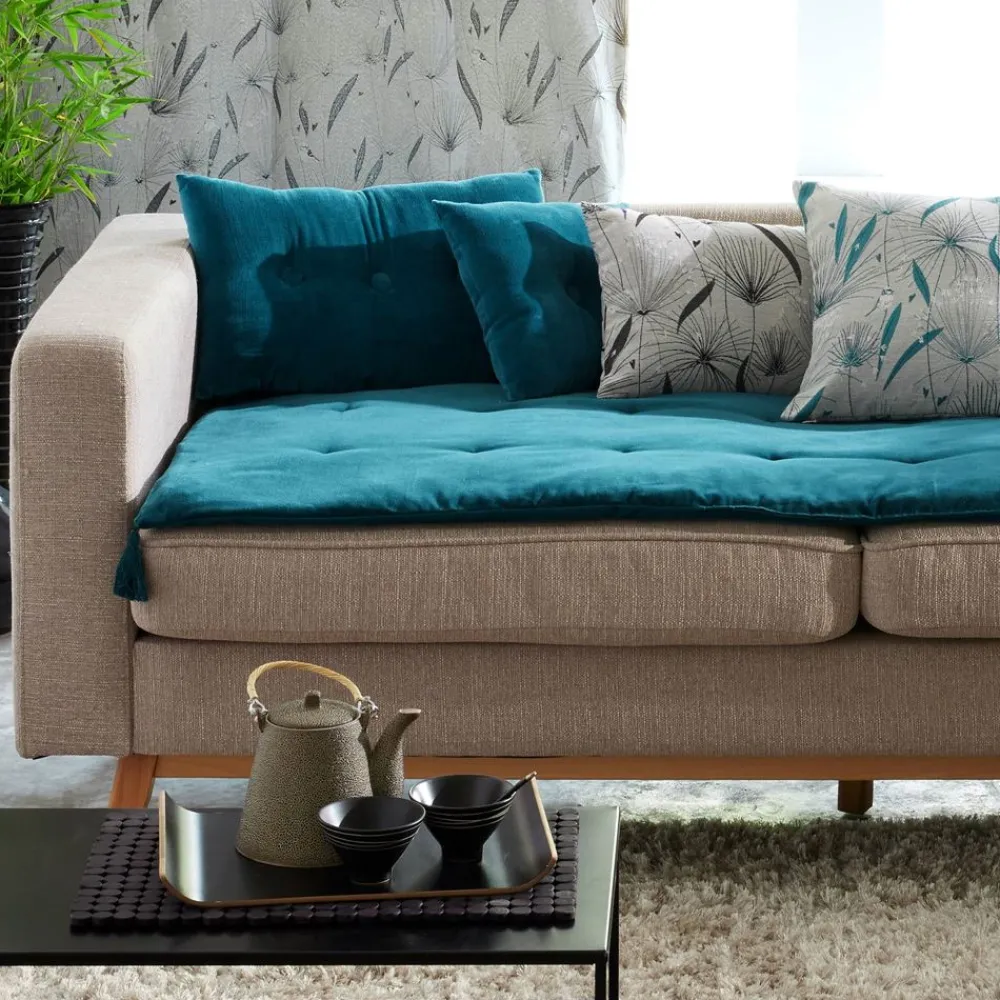 Becquet Matelas d'assise velours< Décoration Textile Unie|Pouf, Matelas, Futon
