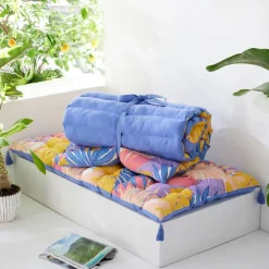 Becquet Matelas de plage déperlant imprimé tropical< Rideau Et Déco Textile|Pouf, Matelas, Futon
