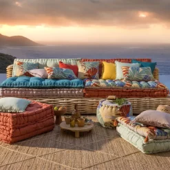 Becquet Matelas de sol capitonné uni< Décoration Textile Unie|Pouf, Matelas, Futon
