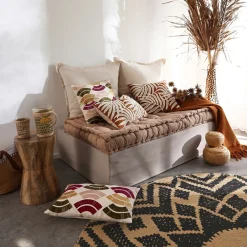 Becquet Matelas de sol capitonné uni< Décoration Textile Unie|Pouf, Matelas, Futon