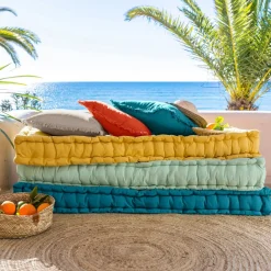Becquet Matelas de sol capitonné uni< Décoration Textile Unie|Pouf, Matelas, Futon
