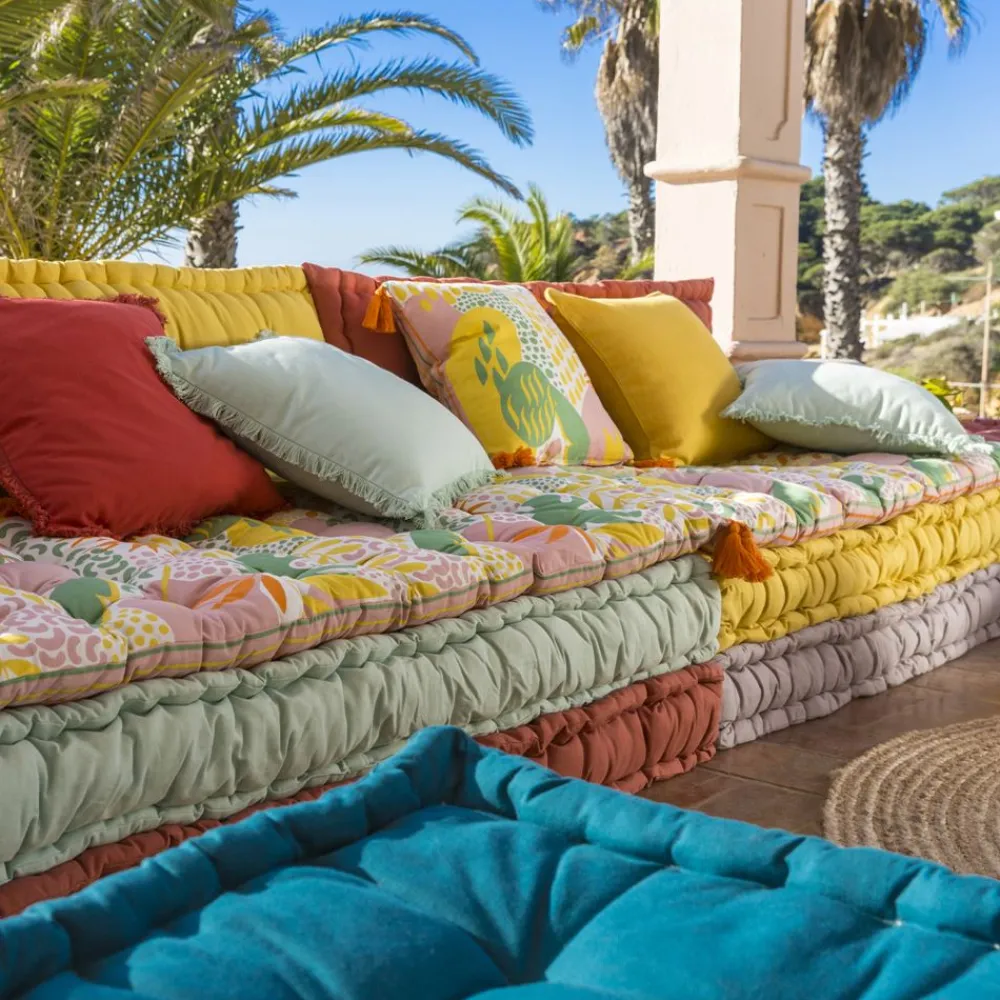 Becquet Matelas de sol capitonné uni< Décoration Textile Unie|Pouf, Matelas, Futon