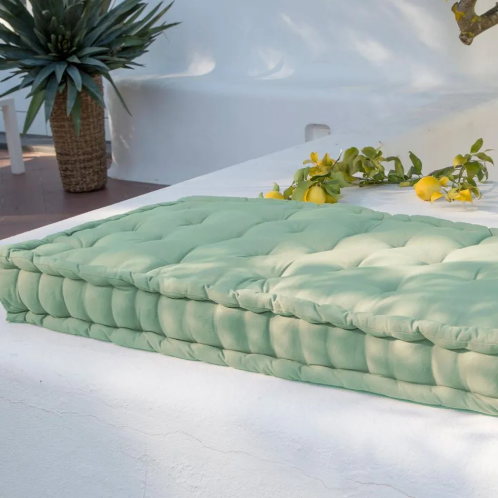 Becquet Matelas de sol capitonné uni< Décoration Textile Unie|Pouf, Matelas, Futon