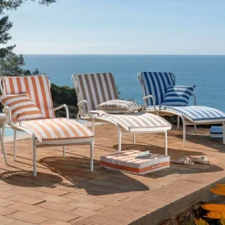 Becquet Matelas rayé d'extérieur, bain de soleil< Rideau Et Déco Textile|Pouf, Matelas, Futon
