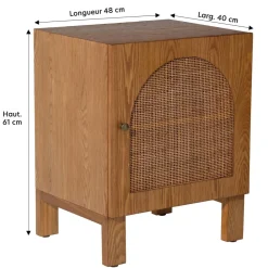 Becquet Meuble de chevet en pin< Meuble, Étagère|Décoration
