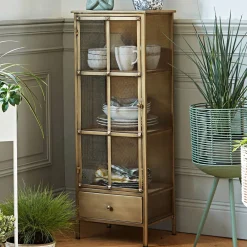 Becquet Meuble en métal à grillage< Meuble, Étagère|Décoration
