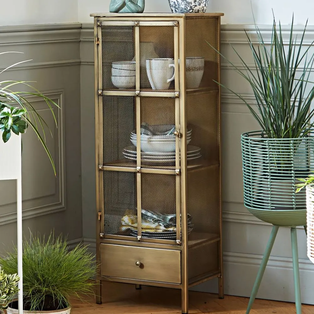 Becquet Meuble en métal à grillage< Meuble, Étagère|Décoration
