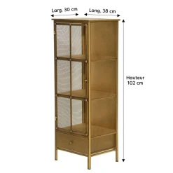 Becquet Meuble en métal à grillage< Meuble, Étagère|Décoration