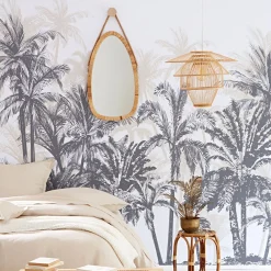 Becquet Miroir en bambou< Décoration Murale|Décoration