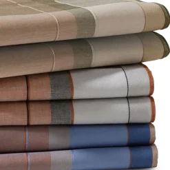 Becquet Mouchoirs tissu coton jumel grand carreaux - Lot de 6< Mouchoir En Tissu|Les Matières