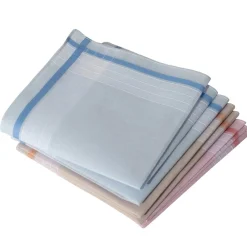 Becquet Mouchoirs tissu motif quadrillage - lot de 12 ou 24< Mouchoir En Tissu|Les Matières