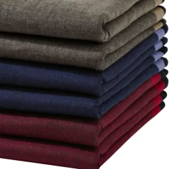 Becquet Mouchoirs tissu unis finition satin - Lot de 6< Mouchoir En Tissu|Les Matières