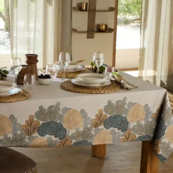 Becquet Nappe antitaches motif nature - CRÉATION< Nappe Fantaisie|Les Matières