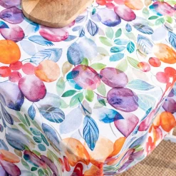 Becquet Nappe coton antitache motif fruits< Nappe Fantaisie|Les Matières