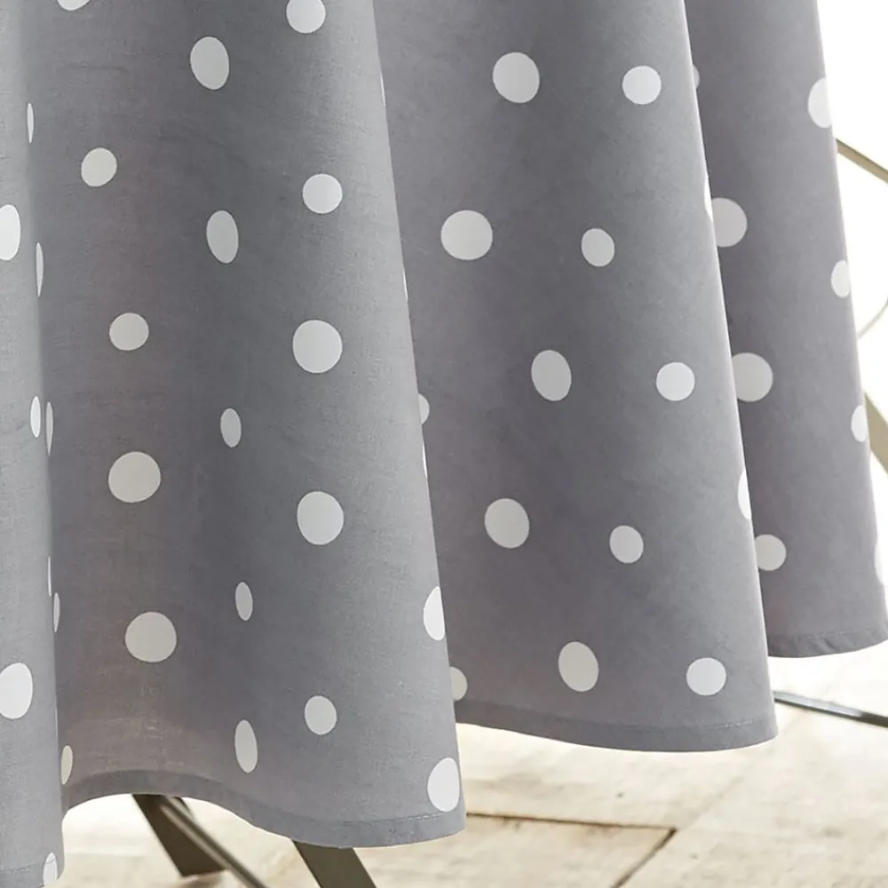 Becquet Nappe coton enduit à pois - CRÉATION< Toile Cirée|Les Matières