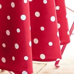 Becquet Nappe coton enduit à pois - CRÉATION< Toile Cirée|Les Matières