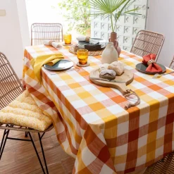 Becquet Nappe en coton à carreaux - CRÉATION< Nappe Fantaisie