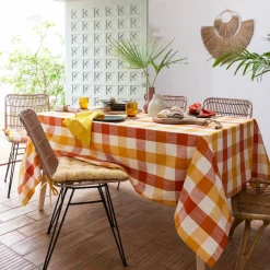 Becquet Nappe en coton à carreaux - CRÉATION< Nappe Fantaisie