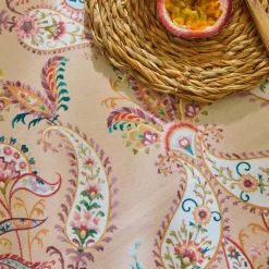 Becquet Nappe en coton motif cachemire - CRÉATION< Nappe Fantaisie