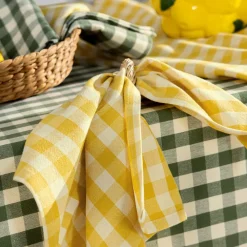 Becquet Nappe en coton vichy – CRÉATION< Nappe Fantaisie|Les Matières